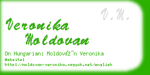 veronika moldovan business card